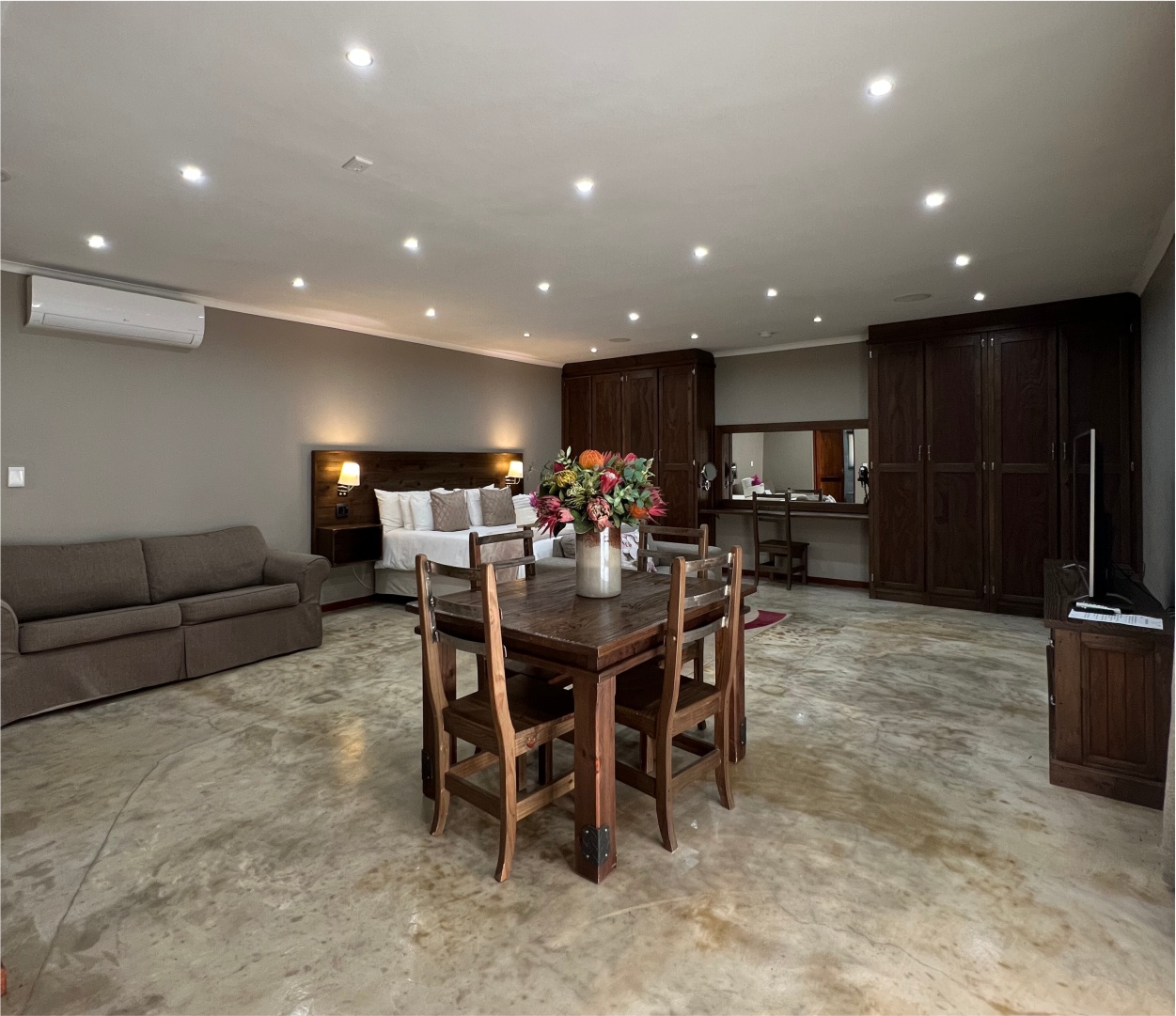 Rockstar Suite living area at 37 on Anderson